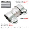 MOCNT Exhaust Clamp 60 to 76mm - Stainless Steel Exhaust