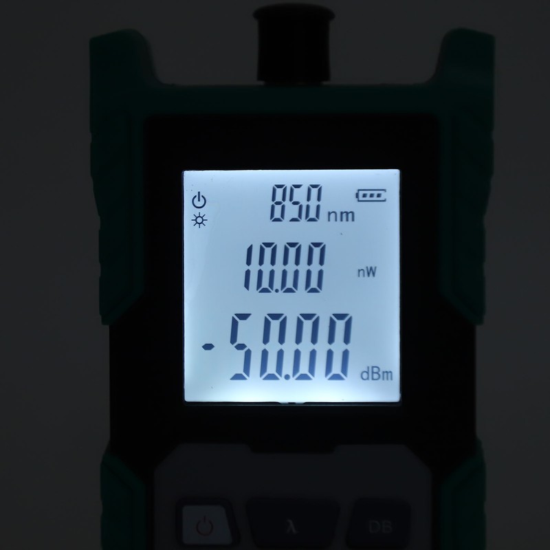 Optical Power Meter Mini Fiber Optic Cable Decay Tester FC