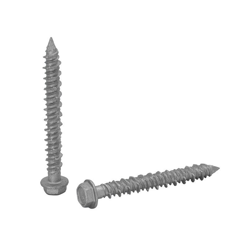 CONFAST 3/16" x 1-3/4" Concrete Screws 410 Stainless Steel Hex