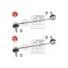 febi bilstein 23257 Connecting Rod with Locking Nuts, 1 Piece,