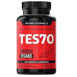 TES7O | HOMBRES | 10 ingredientes | Maca negra, Fenogreco, Creatina, Arginina, Cúrcuma, Zinc y más | Suplemento formulado sin rellenos | Ingredientes 
