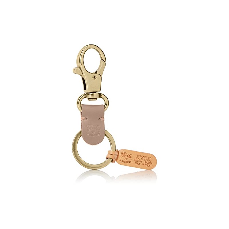 Il Bisonte Key Chain SKH016 (Old Model Number: C0551), Tortora,