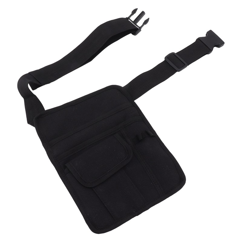 Restaurant Belt Bag Adjustable Portable Lightweight Canvas Waiter Waist Bag