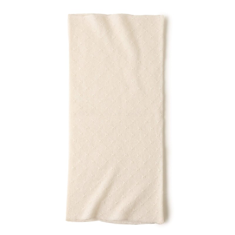 prettystern Loop Scarf 100% Cashmere Wool Plain Knitted Cashmere Scarf