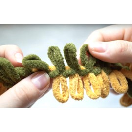 Alize Puffy More Yarn Loop Yarn, Quantity of 2 Strands, 300 g, 23 m (Total) 100% Micro Polyester, No Needles, No Hooks, Soft Yarn - 6277