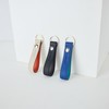 Com Size M 95-10WI01-204 Shrink Leather Key Chain, Cream x