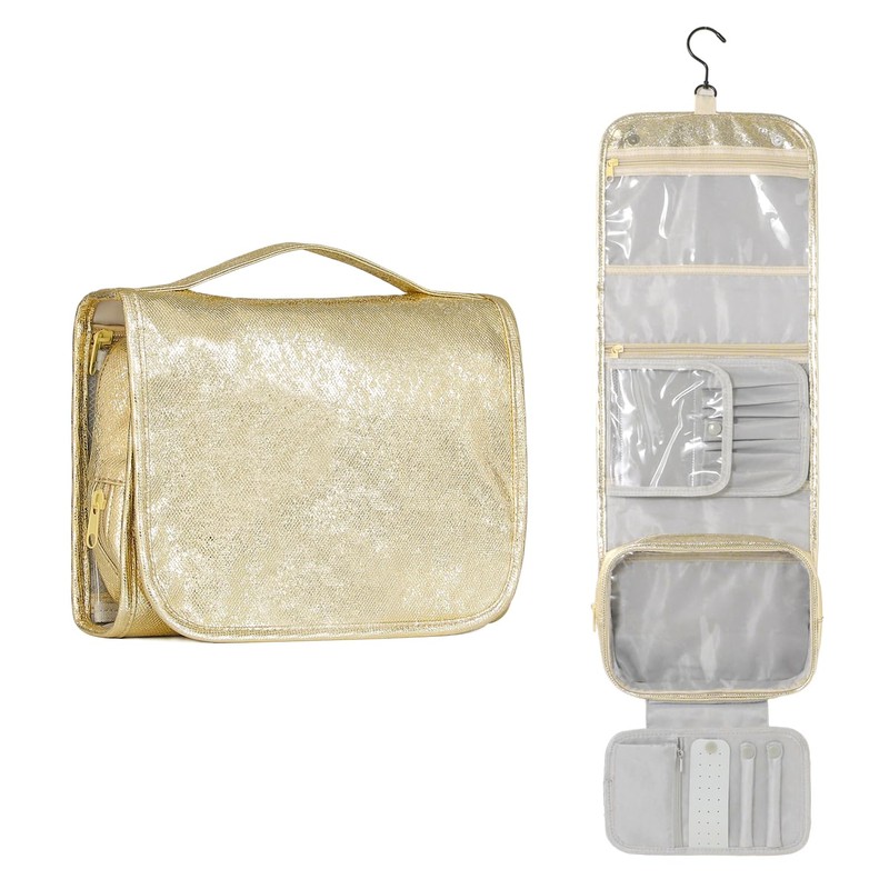 Toiletry Bags, Light gold, Travel & Storage