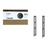IKEA 2 x IKEA IVAR Side Unit, 12x70" Black, 704.705.11