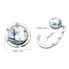 FOME Handbag Hanger, Set of 6 Foldable Purse Hook Purse