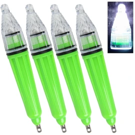FUSIGO Underwater Fishing Light LED Deep Drop Fishing Light Waterproof Blinking Light Attractants Fishing Lamp Tools for Attracting Bait Lures 4.7in 6.7in