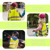 Ourdort Ourdort 2 Stck Warnweste Kinder,Kinderwarnweste fr (3-12 Jahre),Kinder Sicherheitswesten,Atmungsaktive