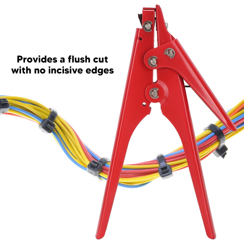 Portable Nylon Cable Tie Gun Adjustable Tension Plastic Zip Tie