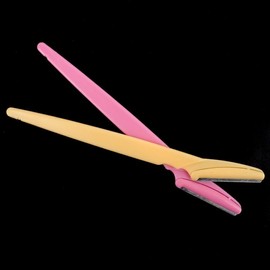 Eyebrow Trimmer 2-Piece Straight Type Eyebrow 6ea