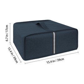 Kingshion Printer Dust Cover, Splash-Proof Fabric Easy to Clean & Storage, Compatible with Epson EcoTank ET-2800/ET-2850 Wireless Color All-in-One Cartridge-Free Supertank Printer - Dark Blue