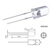 EBOOT 100 Pieces Clear LED Light Emitting Diodes Bulb LED