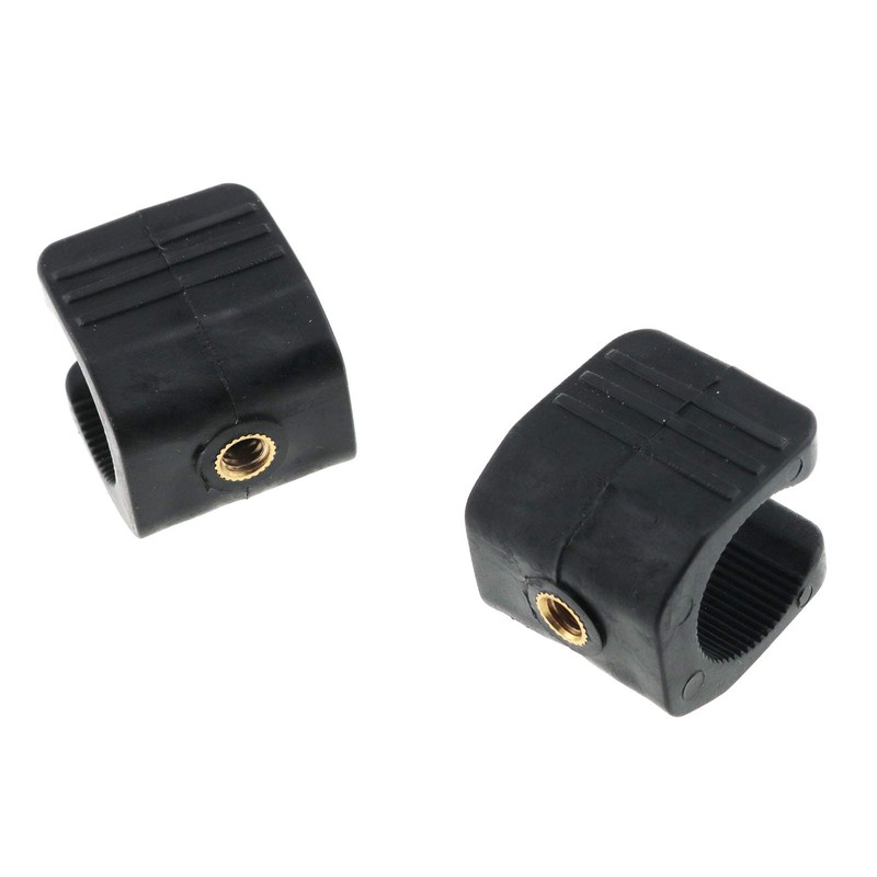 E-outstanding Flashlight Mounting Bracket 2PCS U Shaped Flashlight Clip Mount