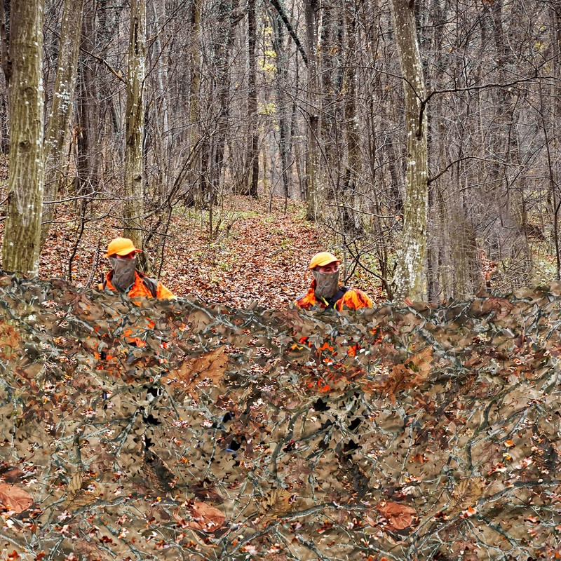 BASSDASH Camo Netting Camouflage Mesh Water Resistant for Hunting Blind