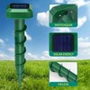 Solar Ultrasonic Pest Repellent for Yard, 4 Pack Deterrent for