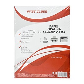 Dietrix 3391 Papel Opalina, 100 Hojas, Carta 125 G