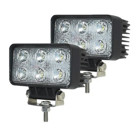 JASLITE 2pc 5.5'' 24W Focos Led Tractor Faros Led Trabajo 12V 24V Oval Inundación Faro de Led 6000K Faros de Niebla para Tractores Coche 4x4 Barco Off Road Camino ATV UTV SUV 4WD