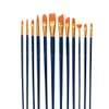 Artist Brush Set Long Handled Mixed for Acrylic Paints Watercolour