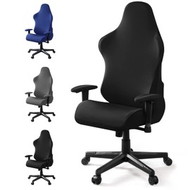 Gaming Chair Covers Gaming Chair Cover Stretchy Gaming Chair Covers Gaming Racing Chair Cover Removable Washable Chair Cover for Computer Chair Swivel Chair DX Racing Gaming Chair - No Chair (Black, 2