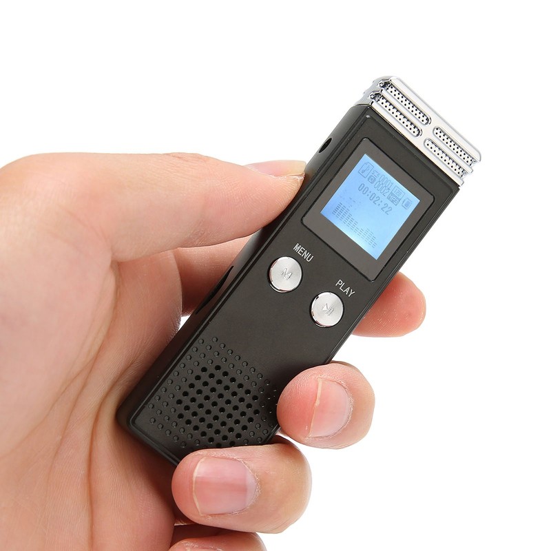 Digital Voice Recorder USB Charging Password Protection Voice Activated Portable