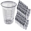Disposable Measuring Cups 10 oz [Pack of 1000] Clear Plastic