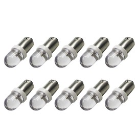 Ruiandsion 10pcs BA9S LED Bulbs White 24V 1895 1891 53 57 LED Bulb 47830 64111 3893 LED Light Bulbs for Car Interior Dome Map License Plate Glove Box Lights