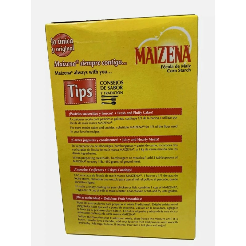 Maizena (2 BOX/14.1oz.) MAIZENA CORN STARCH FECULA DE MAIZ