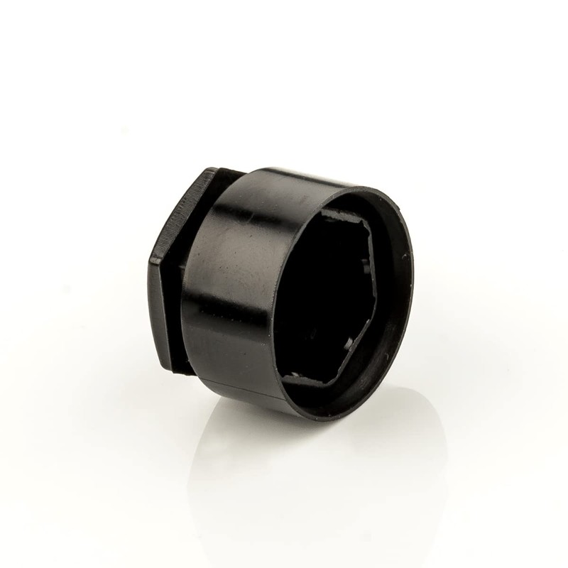 LST 20x Wheel Bolt Cover Caps Set 17 mm Black