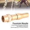 Female Thread Fountain Nozzle Brass Multihole Bubbling Sprinkler for Garden