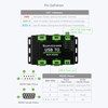 Waveshare Industrial Isolated USB to 4CH RS232 Converter (DB9 Male