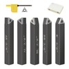 HAowosi Metal Lathe Cutting Tools,5 Sets of 3/8" Carbide Metal