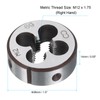 sourcing map Round Threading Die M12 x 1.75 Metric Thread