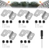 DIKEBAO 5 Pack Dartboard Bracket Dart Board Hanging Kit Dartboard