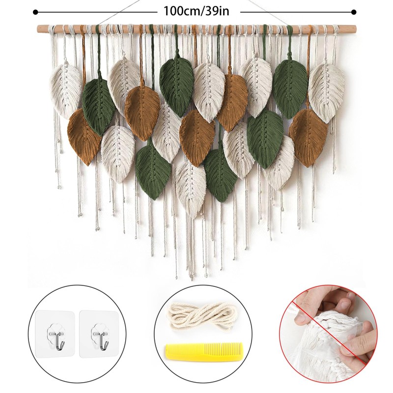 Weldomcor Macrame Wall Hanging Large Tapestry Woven Wall Hanging Boho