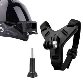 Motorcycle Helmet Holder, Chin Mount, Mounts for GoPro Helmet Mount, for GoPro Hero 13/12/11/10/9/8/7/6/5, Chin Mount with 1 Screw, Most Action Cameras