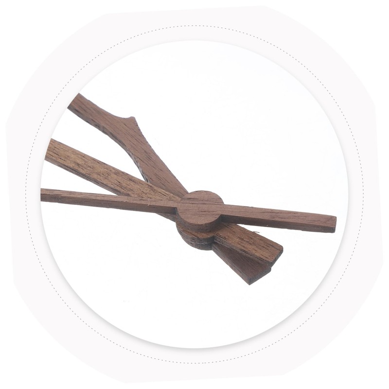 SHINEOFI 15 Sets Wooden Clock Hands Replacement for Clocks with
