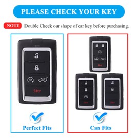 MILD EAST for Jeep Key Fob Cover with Keychain, Car Key Case Shell Protection 5 Buttons, Fit for Jeep | Grand Cherokee | Wagoneer | Grand Cherokee L | 2021 2022 2023 | Sort TPU Accessories, Green