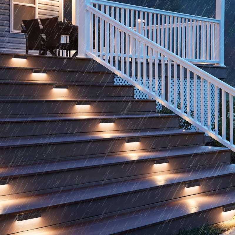 mirrea 7" Outdoor Hardscape Lighting Low Voltage Retaining Wall Lights