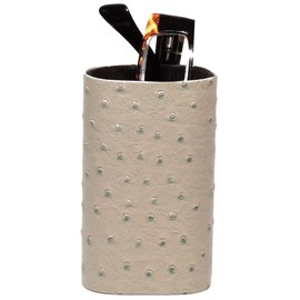 Calabria CA-500 Desktop Eye Glasses Holder Soft Lining Weighted Grey Men Women Eyeglasses Stand Desks Nightstands PU Leather