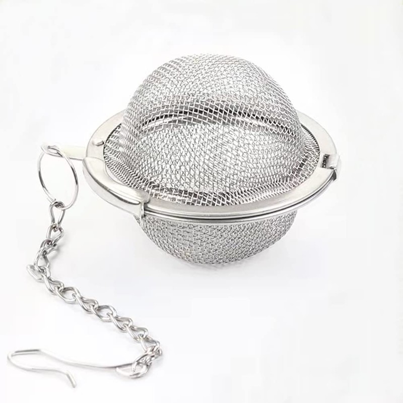 2pcs Stainless Steel Tea Strainer Infuser Ball Mesh Tea Filter