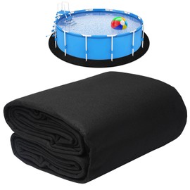 Zeonly 21 FT Pool Liner Pad,Round Under Pool Padding,Pool Pads for Above Ground Pool,Strong and Durable Puncture Protection Eco-Friendly Above Ground Pool Liner pad,Black