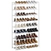 Nunsino Shoe Rack for Closet, Metal Shoe Organizer, 8 Tier