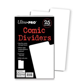 Ultra Pro Comic Dividers, White (COMDIV)