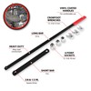 JEGS W84010 Serpentine Belt Tool Fits: (idler pulleys requiring)