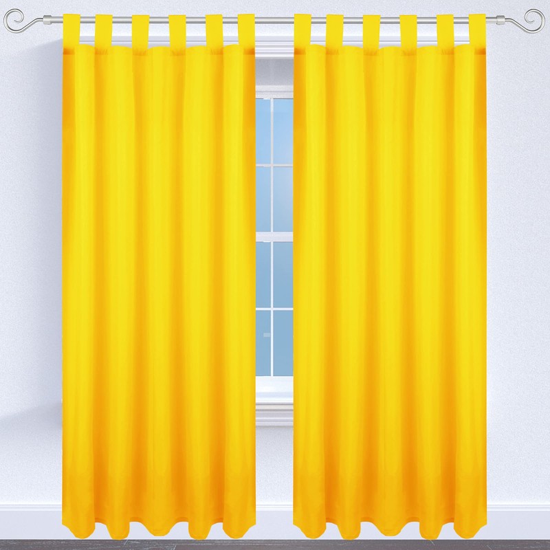 Bestgoodies Curtain with Loops 140 x 225 cm (Width x