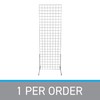 SSWBasics 2' x 6' Grid Wall Standing Fixture - Black