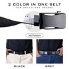 GENEMEN Mens Ratchet Belt Reversible Nylon Belt for Men Causal